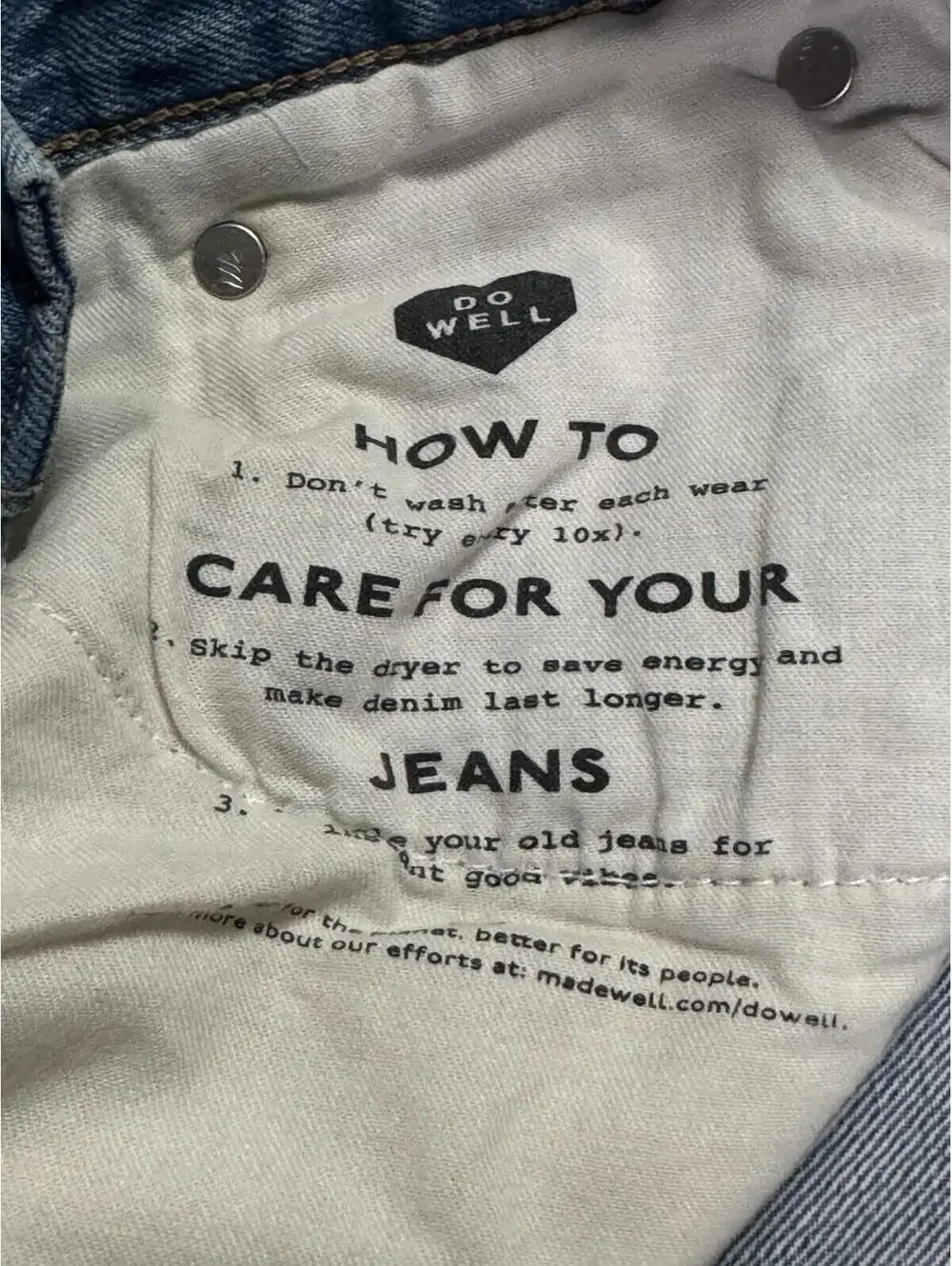Madewell Women’s Low Slung Straight Jeans Size 28 [COPY] - Picture 9 of 9